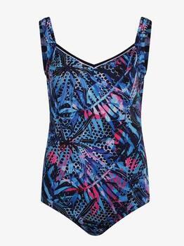 Mila Flowers Allover Bleu/Multicolore Maillot de Bain