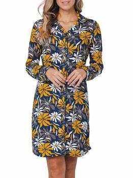 Pastunette Dames Bleu Marine Chemise de Nuit