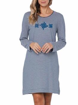 Pastunette Dames Bleu Marine Chemise de Nuit