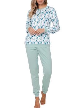 Pastunette Dames Vert Pyjama