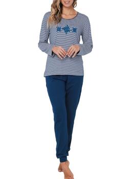 Pastunette Dames Bleu Pyjama