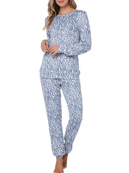 Pastunette Dames Bleu Pyjama