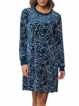 Pastunette Dames Bleu Marine Chemise de Nuit
