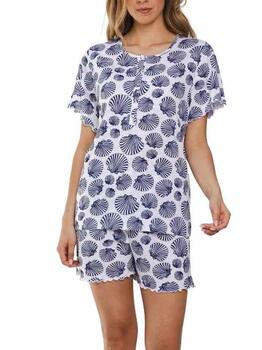 Pastunette Dames Bleu Shortama