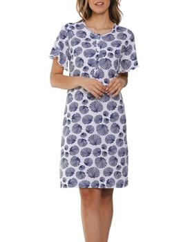 Pastunette Dames Bleu Chemise de Nuit