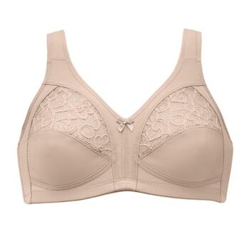 Naturana Heritage Beige Soutien-Gorge sans Armatures en Dentelle