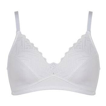 Naturana Value Blanc Soutien-Gorge sans Armatures en Dentelle