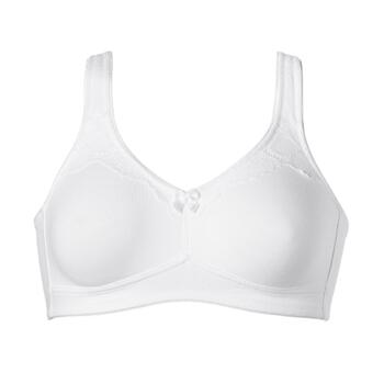 Naturana Heritage Blanc Soutien-Gorge sans Armatures en Dentelle