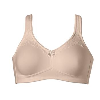 Naturana Heritage Beige Soutien-Gorge sans Armatures en Dentelle
