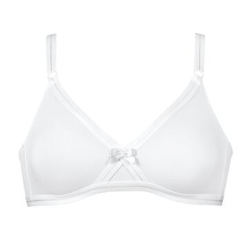 Naturana Heritage Blanc Soutien-Gorge sans Armatures en Dentelle