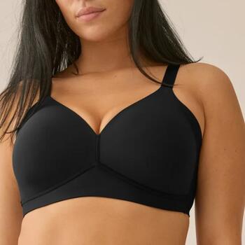 Naturana Side smoother Noir Soutien-Gorge sans Armatures en Dentelle