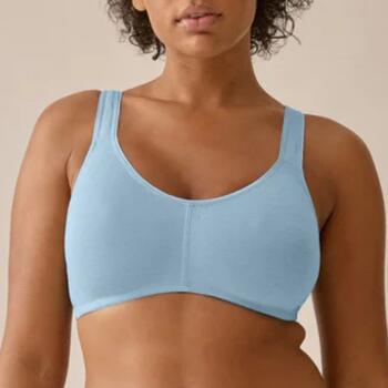Naturana Heritage Bleu Soutien-Gorge sans Armatures en Dentelle