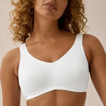 Naturana Heritage Blanc Soutien-Gorge sans Armatures en Dentelle