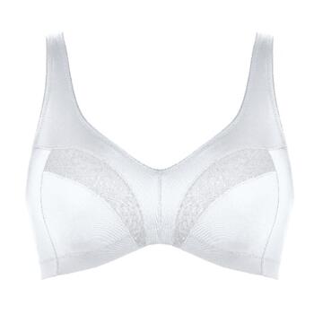 Naturana Heritage Blanc Soutien-Gorge sans Armatures en Dentelle