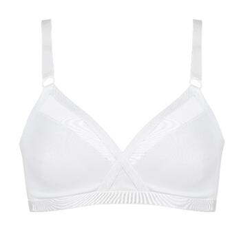 Naturana Heritage Blanc Soutien-Gorge sans Armatures en Dentelle