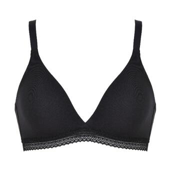 Naturana Value Noir Soutien-Gorge sans Armatures en Dentelle