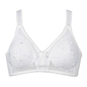 Naturana Heritage Blanc Soutien-Gorge sans Armatures en Dentelle