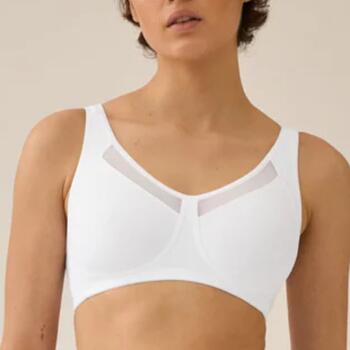 Naturana Heritage Blanc Soutien-Gorge sans Armatures en Dentelle