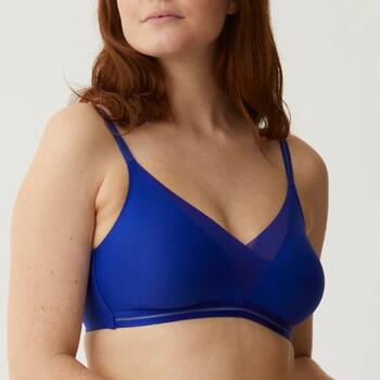 Naturana Everyday Bleu Soutien-Gorge sans Armatures en Dentelle