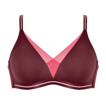 Naturana Everyday Rouge Soutien-Gorge sans Armatures en Dentelle