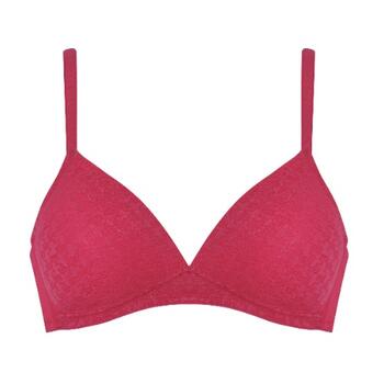 Naturana Value Rouge Soutien-Gorge sans Armatures en Dentelle