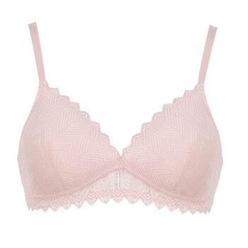 Naturana Value Rose Soutien-Gorge sans Armatures en Dentelle
