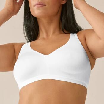 Naturana Minimizer Blanc Soutien-Gorge sans Armatures en Dentelle