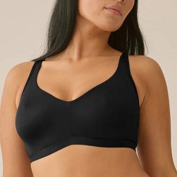 Naturana Minimizer Noir Soutien-Gorge sans Armatures en Dentelle