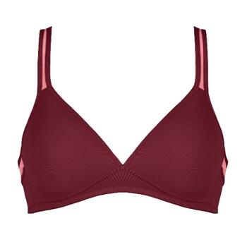 Naturana Everyday Rouge Soutien-Gorge sans Armatures en Dentelle