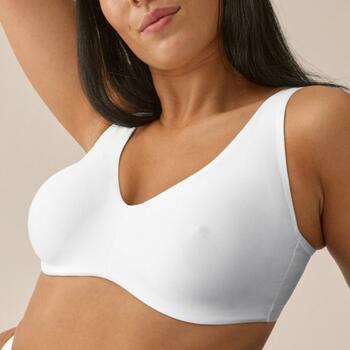 Naturana Everyday Blanc Soutien-Gorge sans Armatures en Dentelle
