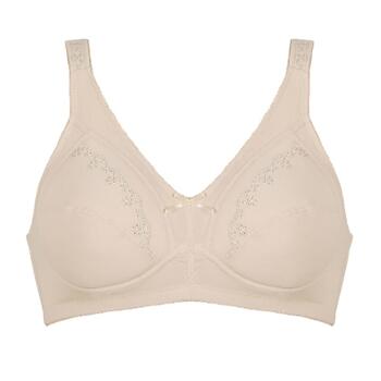 Naturana Heritage Beige Soutien-Gorge sans Armatures en Dentelle