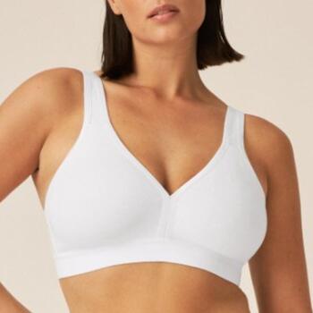 Naturana Heritage Blanc Soutien-Gorge sans Armatures en Dentelle
