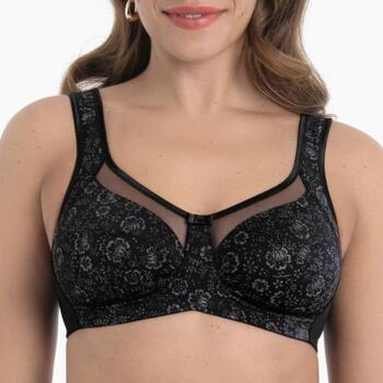 Anita Clara Noir/Gris Soutien-Gorge sans Armatures en Dentelle