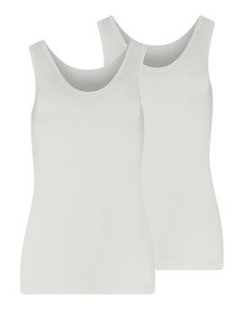 RJ Bodywear Pure Color Extra comfort Blanc Chemise pour Femmes