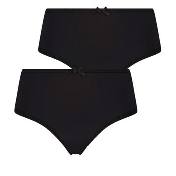 RJ Bodywear Pure Color Extra comfort Noir Culotte String