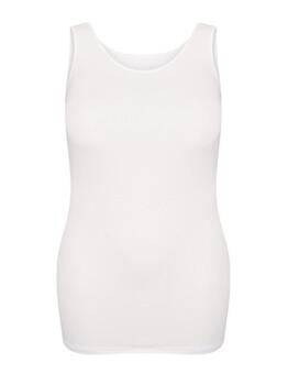 RJ Bodywear Pure Color Blanc Chemise pour Femmes
