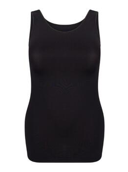 RJ Bodywear Pure Color Noir Chemise pour Femmes
