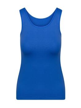 RJ Bodywear Pure Color Bleu Chemise pour Femmes