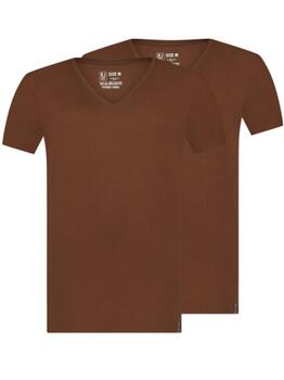 RJ Bodywear Hommes Good Life Marron shirt