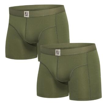 RJ Bodywear Hommes Pure Color  Vert Sport Boxer