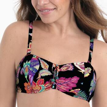 Maillots de bain Rosa Faia Ella Noir/Print Haut de Bikini Préformé