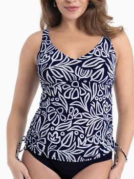 Maillots de bain Anita Malaika Bleu Marine Tankini Top