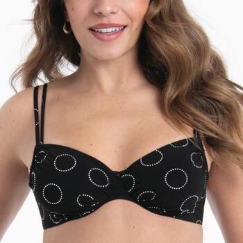 Maillots de bain Rosa Faia Lucia Noir Haut de Bikini Préformé