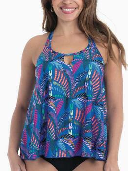 Maillots de bain Rosa Faia Mabel Bleu Tankini Top