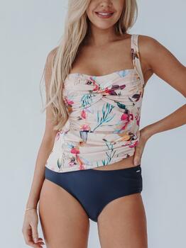 Bomain Ravenna Saumon Rose Tankini Set