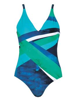 Naturana Badmode Dames Petrol Maillot de Bain