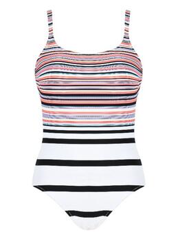 Naturana Badmode Dames Blanc/Noir Maillot de Bain