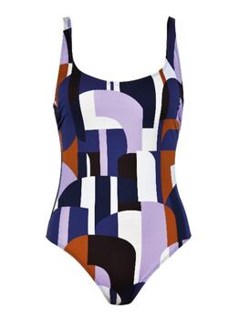 Naturana Badmode Dames Lilas Maillot de Bain