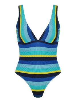 Naturana Badmode Dames Bleu Marine Maillot de Bain