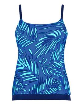 Naturana Badmode  Bleu Tankini Top